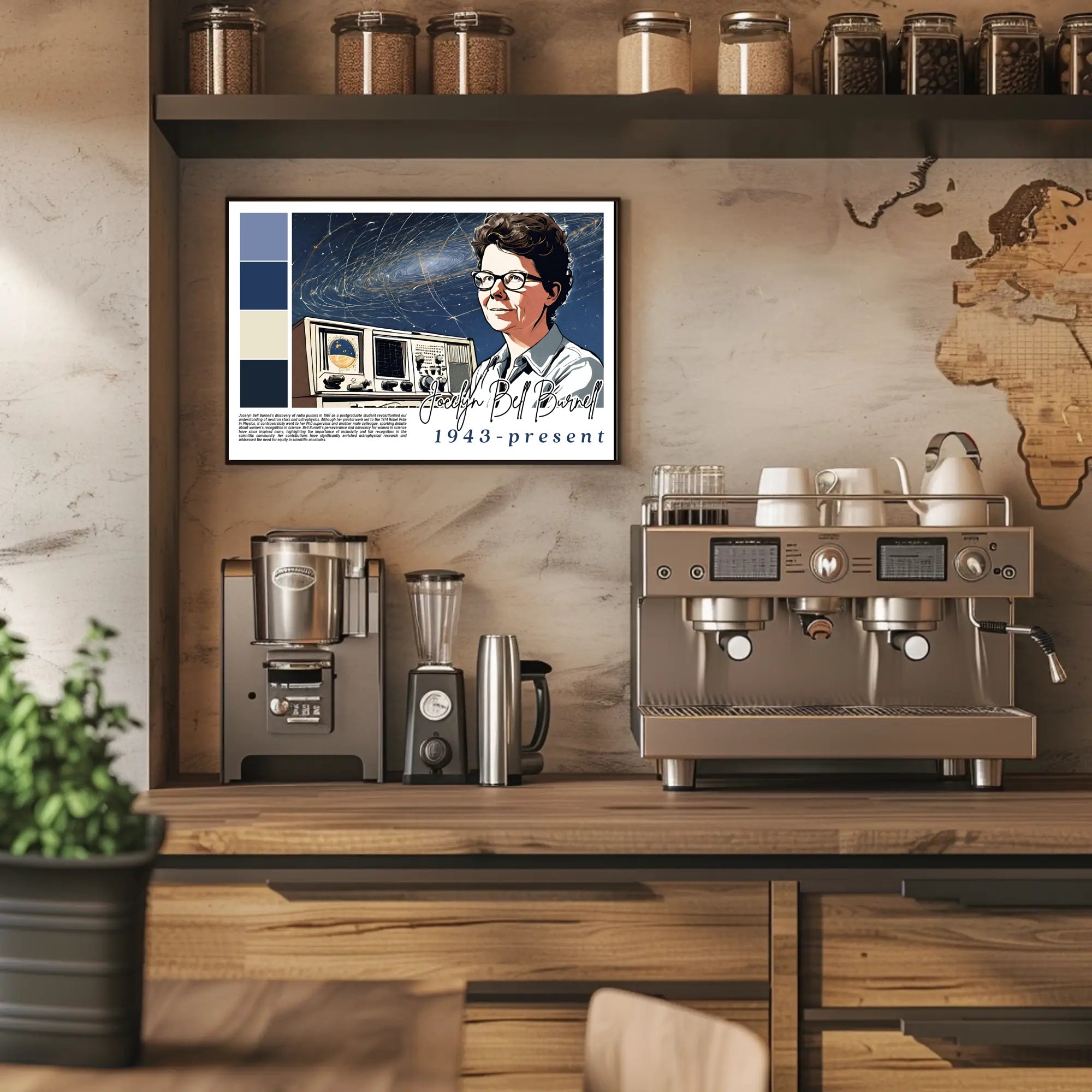 Jocelyn Bell Burnell: A Legacy in Astrophysics Poster