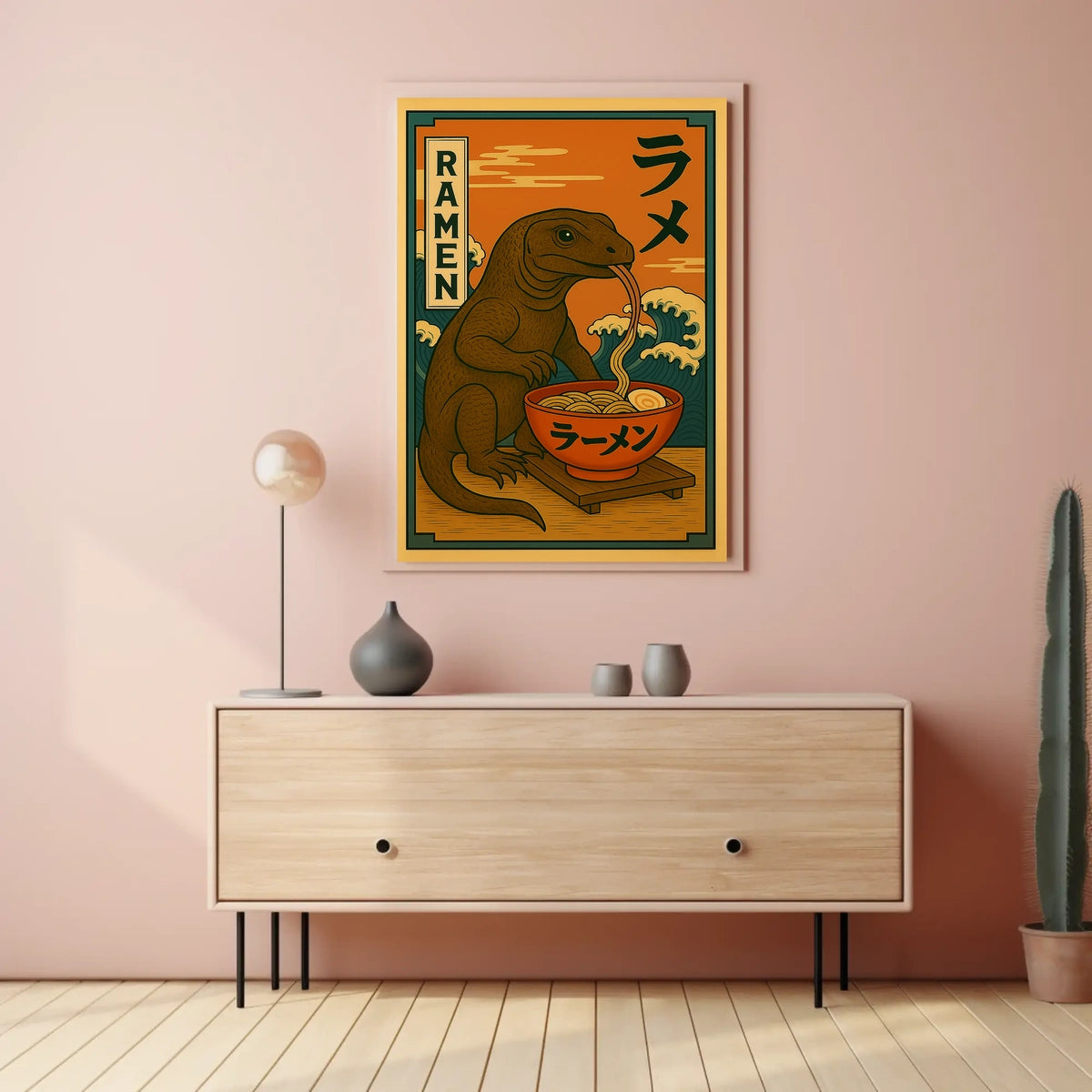 Ramen Reptile Delight Poster