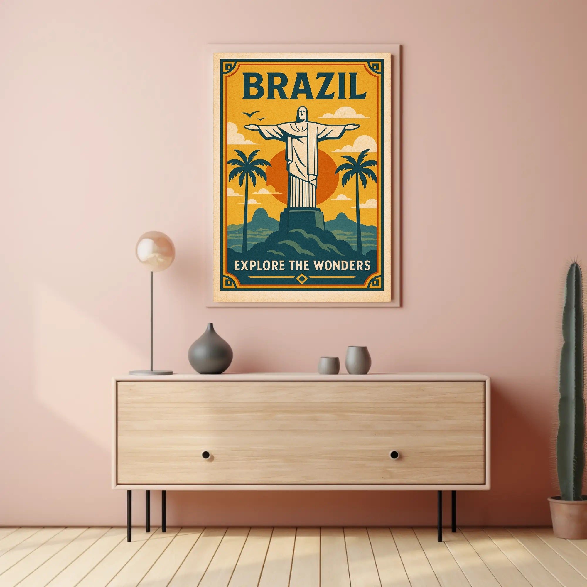 Explore Brazil Poster PosterGoat