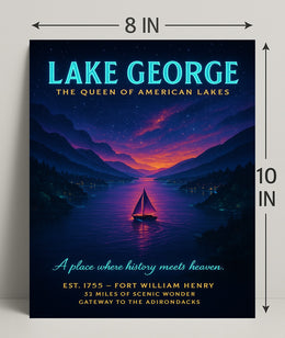 Lake George The Queen of American Lakes Poster PosterGoat