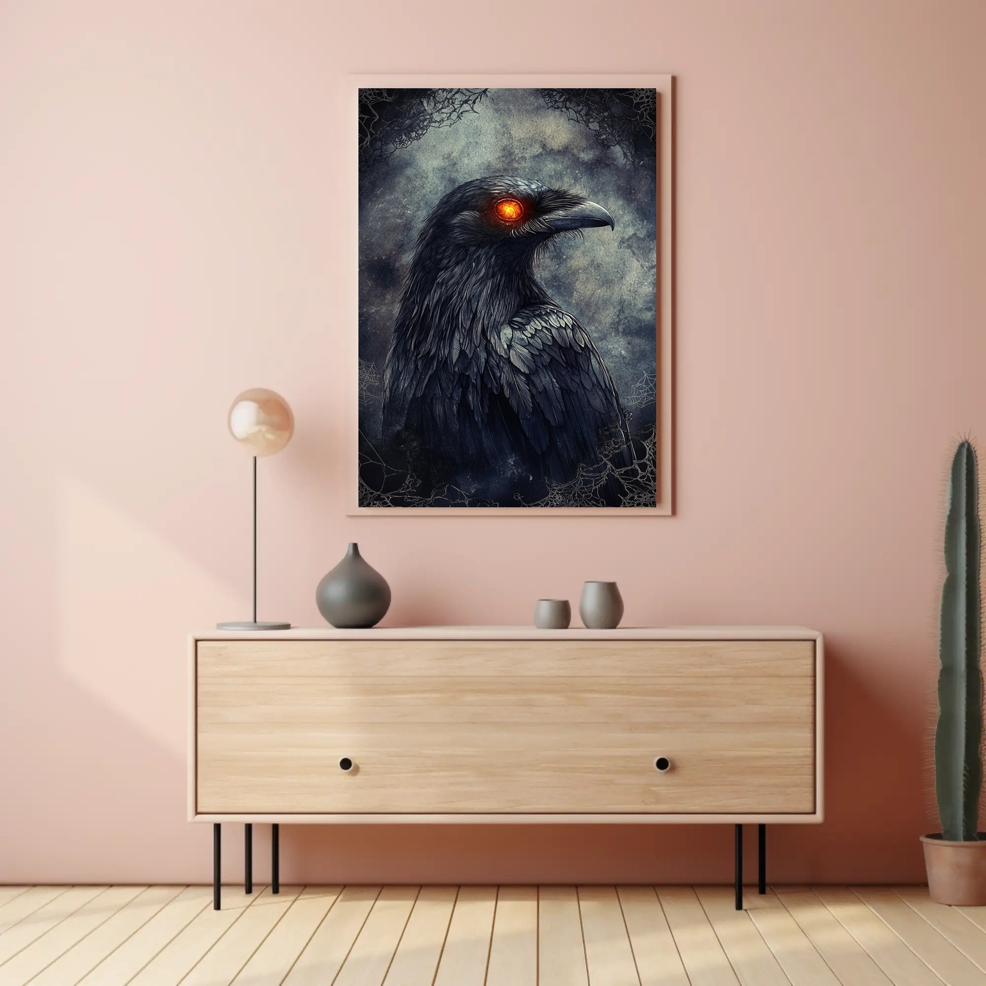 The Enigmatic Raven Poster
