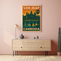Siem Reap Cambodia Poster