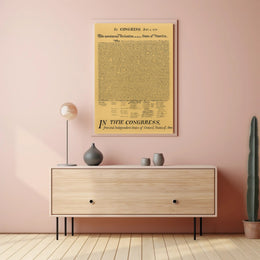 Declaration of Independence Poster PosterGoat