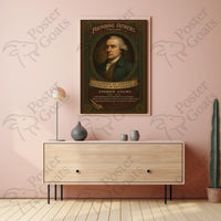 Andrew Adams Vintage Historical Poster