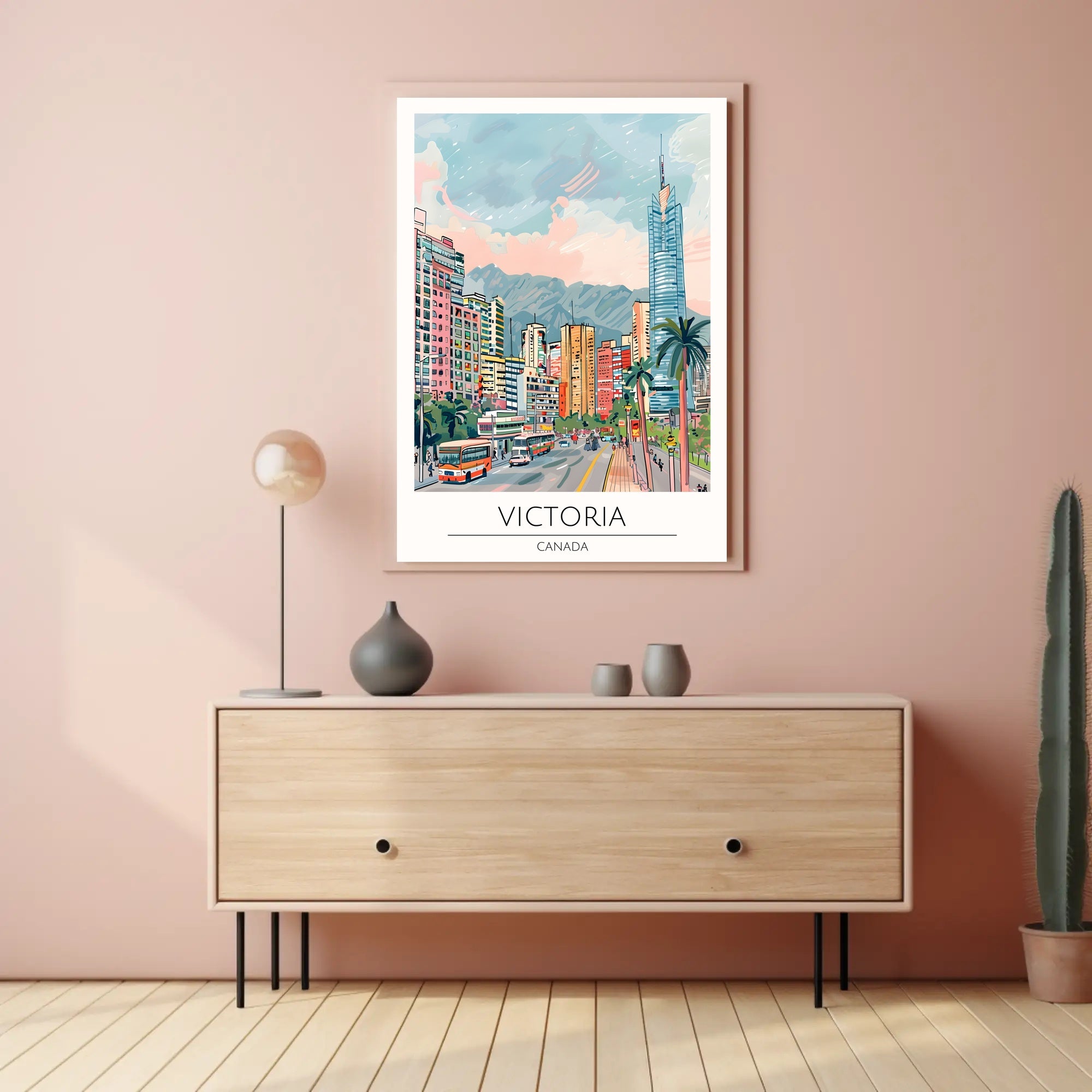 Vibrant Victoria Poster PosterGoat