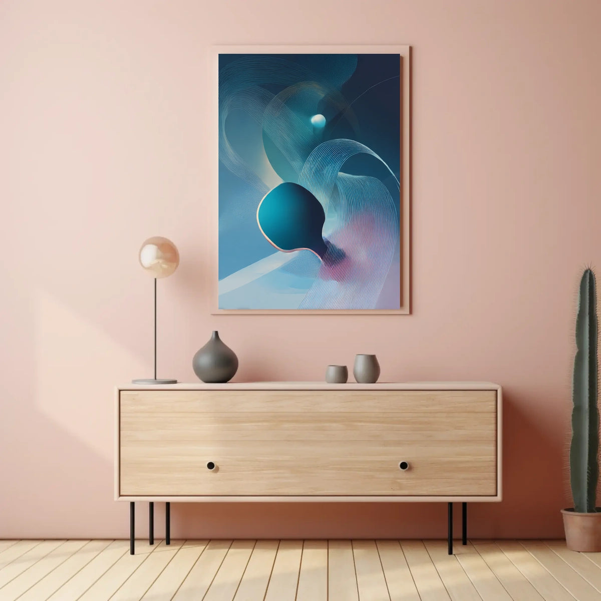 Abstract Waves Abstract Poster