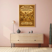 Boston Red Stockings – Champions of the National Game Poster PosterGoat