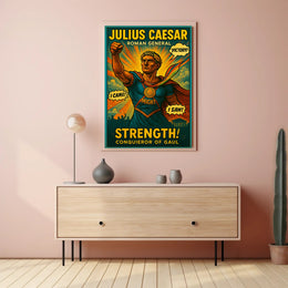 Julius Caesar – Roman General Poster PosterGoat
