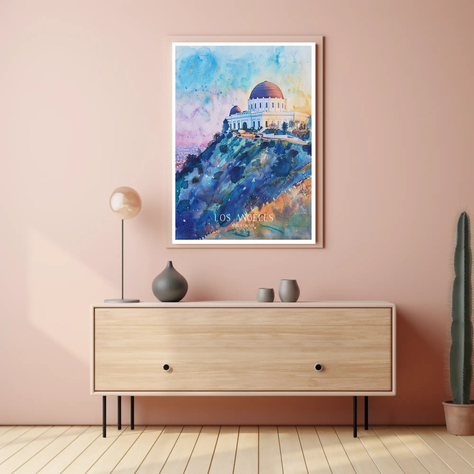 Griffith Observatory in Los Angeles Poster PosterGoat