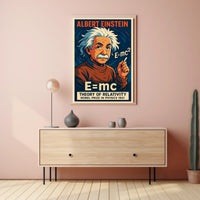 Albert Einstein Theory Of Relativity Poster