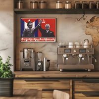 Soviet Cuban Friendship and Cooperation Poster