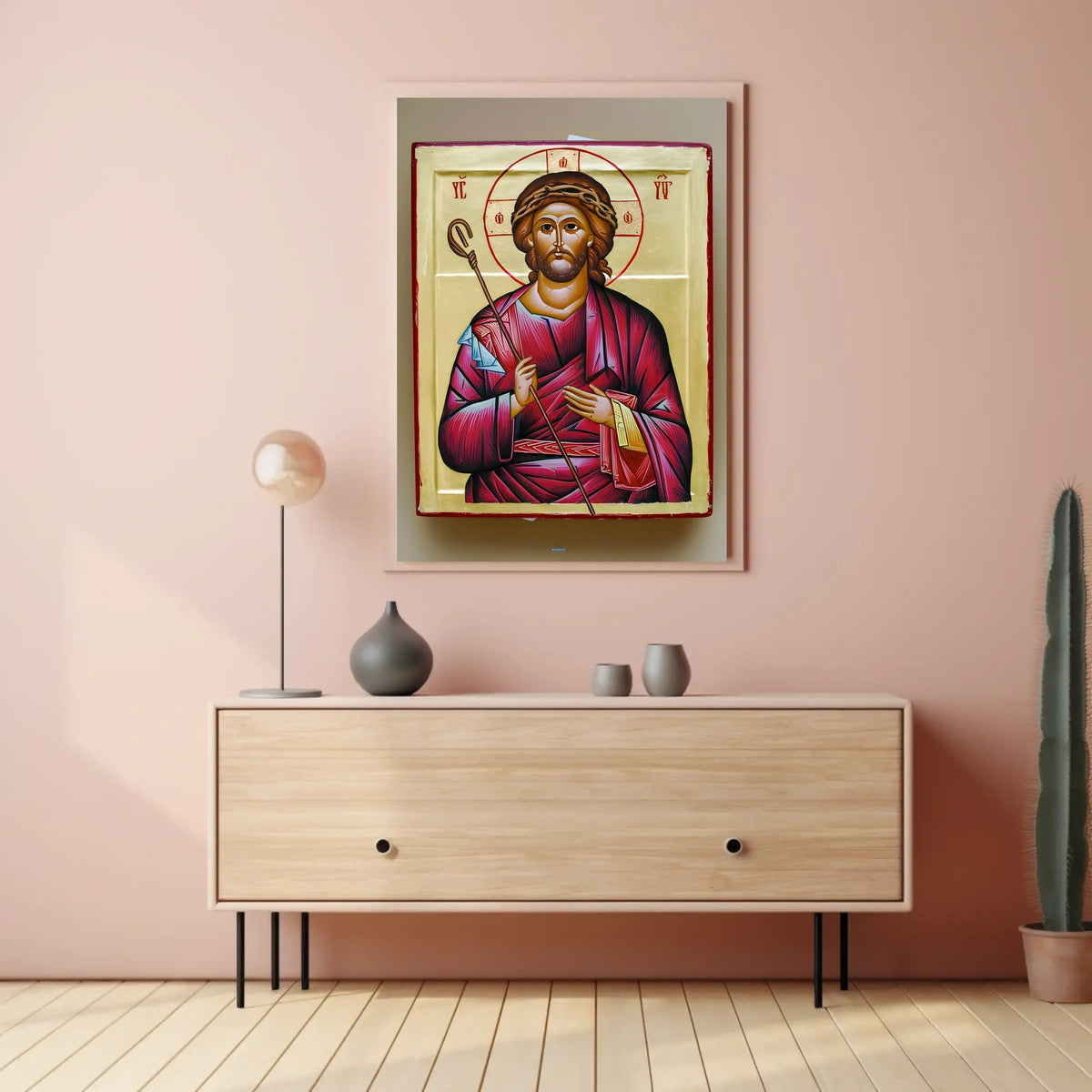 Iconic Religious Figure Poster
