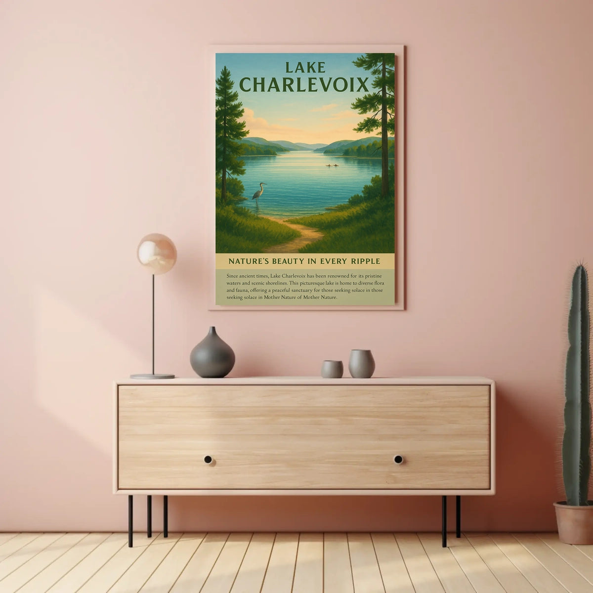 Lake Charlevoix NatureS Beauty Poster