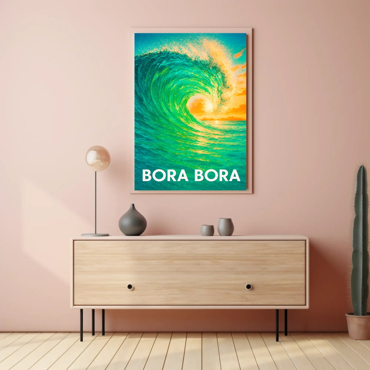 Bora Bora Wave Poster