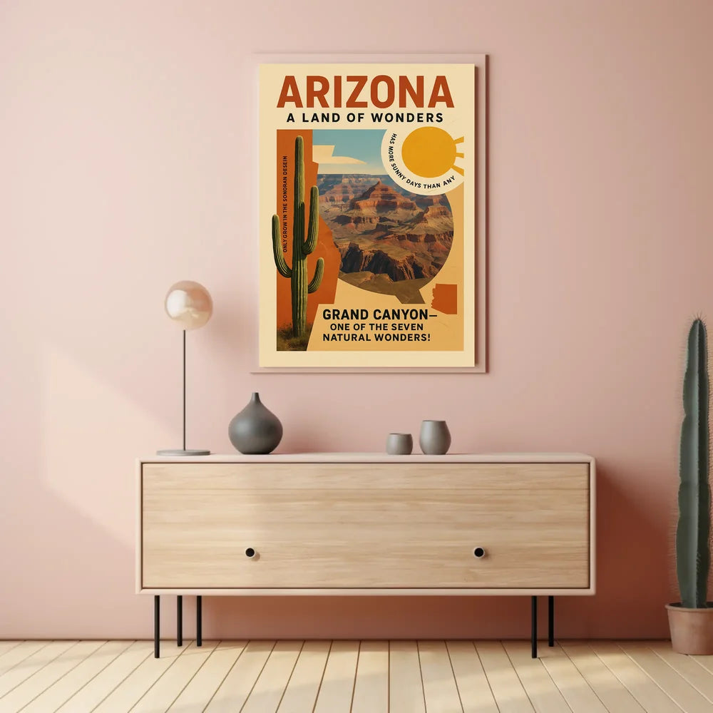 Grand Canyon Natural Wonder Art Poster