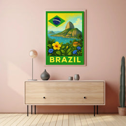 Discover Brazil Poster PosterGoat