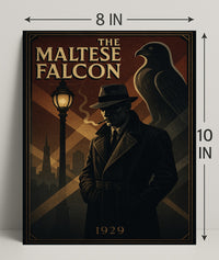 The Maltese Falcon Noir Film Poster Pop Culture Poster