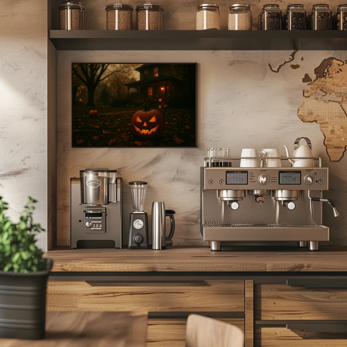 Moody Halloween Night Gothic Poster