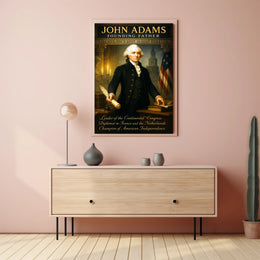 John Adams Founding Father Poster PosterGoat