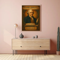 Benjamin Harrison V Founding Father Poster