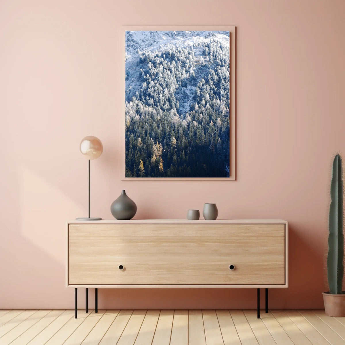 Winter Forest Serenity Poster