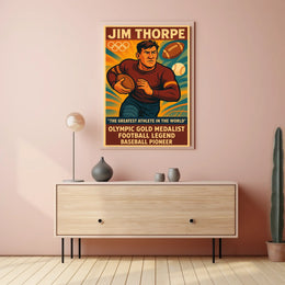 Celebrating Jim Thorpe A Legendary Athlete Jim Thorpe Poster
