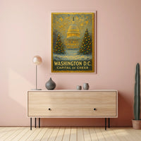 Washington D.C. Capital Of Cheer Poster