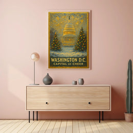 Washington D.C. Capital Of Cheer Poster