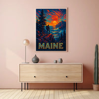 Maine Adventure Poster