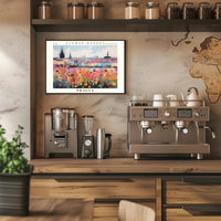 Prague Flower Market Vibrance Urban Or Cityscape Poster