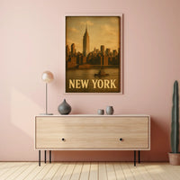 New York City Skyline Poster