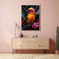 Vibrant Jungle Bird Poster