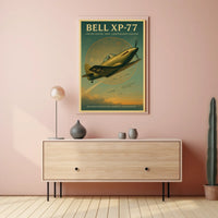 Bell XP-77 Lightweight Fighter Poster