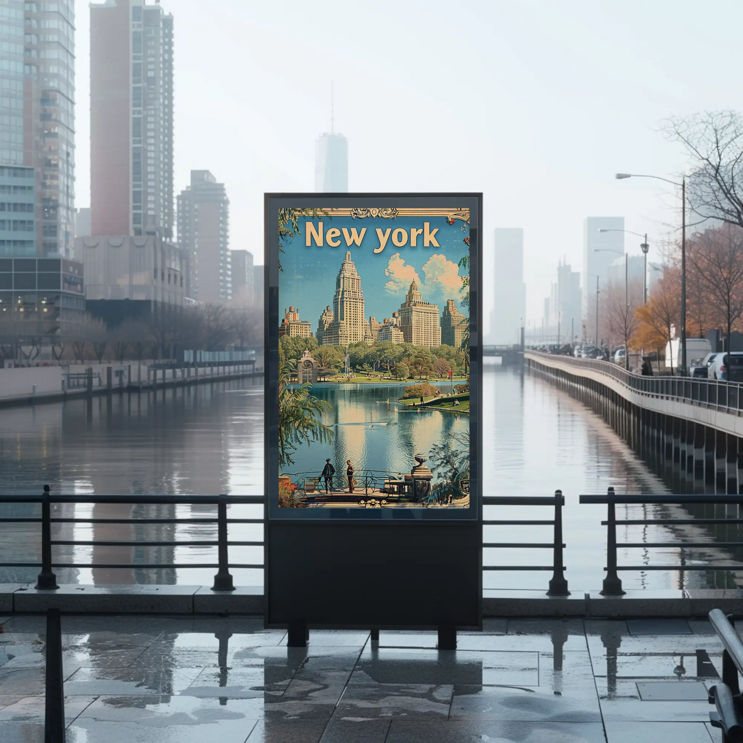 New York Central Park Poster Print