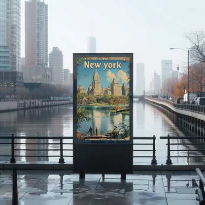 New York Central Park Poster Print