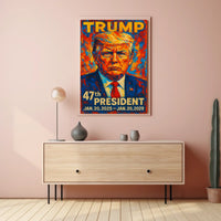 Donald Trump The Colorful Commander Poster