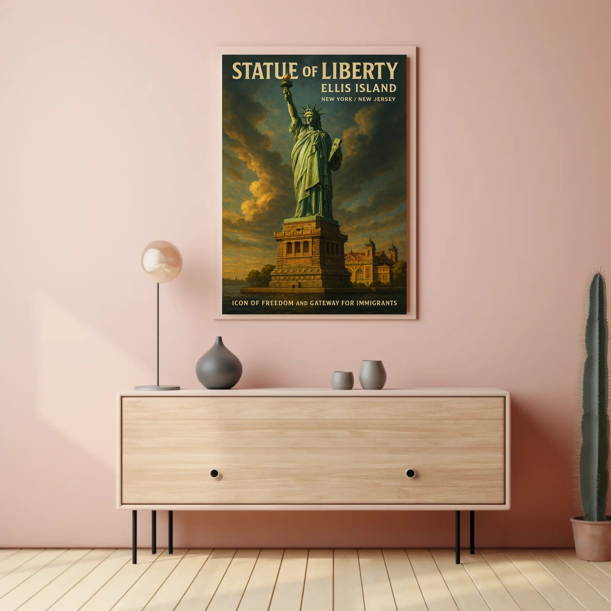 Statue Of Liberty Icon Of Freedom Poster