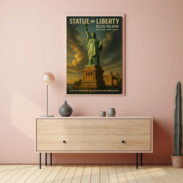 Statue Of Liberty Icon Of Freedom Poster