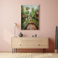 Abstract Geometric Patterns Art Poster
