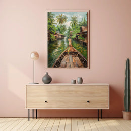 Abstract Geometric Patterns Art Poster