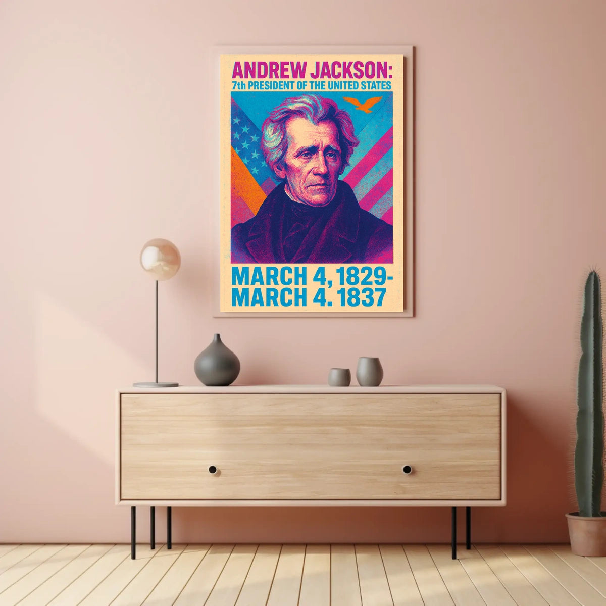 Andrew Jackson 7Th President Poster