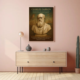 Charles Darwin Architect Of Evolution Poster