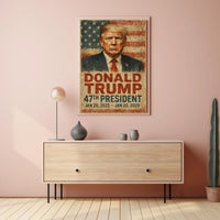Trump Vision Resolve Patriotic Poster