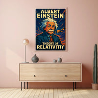 Albert Einstein Theory Of Relativity Poster