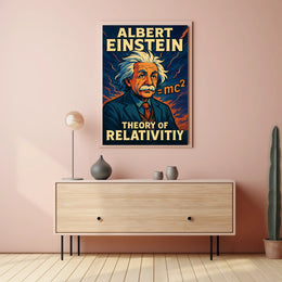 Albert Einstein Theory Of Relativity Poster
