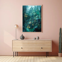 Enchanting Atlantis Fantasy World Poster PosterGoat