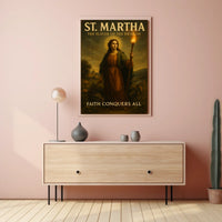 St. Martha The Slayer of the Dragon Poster