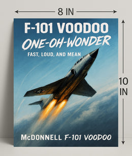 F-101 Voodoo One-Oh-Wonder Poster PosterGoat