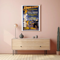 Magic Rope-Trick Illusion Vintage Cultural or Heritage Poster