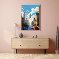 Urban Skyline Serenity Poster